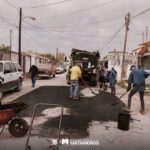 Continúan labores de mejoramiento vial en la colonia Bagdad Sur