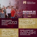 Gobierno de Beto Granados resalta acciones de la Secretaría de Bienestar Social que beneficiaron a más de 57 mil personas